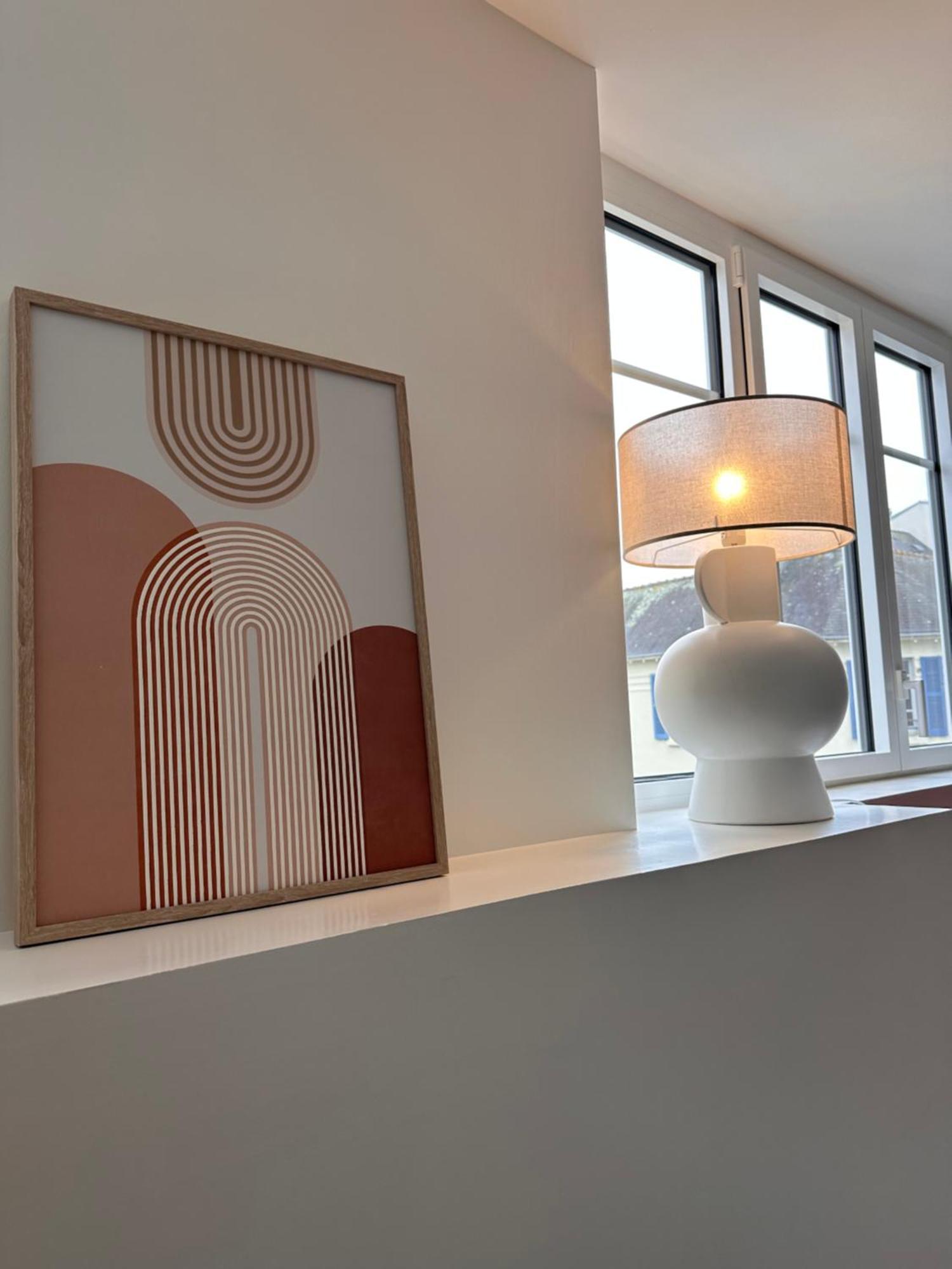 Grand Appartement Ultra Moderne Plein Centre, Plage A Pieds, Avec Parking 孔卡尔诺 客房 照片